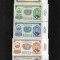 Set Mongolia 1 + 3 + 5 + 10 + 25 tugrik unc/aunc