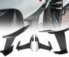 Set ornament tuning aripioare bara Culoare Negru-Lucios