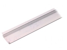 Profil Aluminiu &Icirc;ncastrat GROOVE14 pentru Module LED Alb 2m