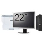 Pachet Calculator Second Hand DELL OptiPlex 9020 Mini PC, Intel Core i5-4590T 2.00GHz, 8GB DDR3, 128GB SSD + Monitor 22 Inch + Imprimanta Brother HL-L