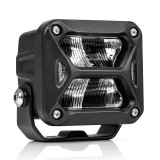 Proiector led off-road 18w, lumina 6000k, 1800lm, ip67, compatibil atv, ssv, utilaje, 10-30v, faza lunga, 82x78x76 mm