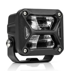 Proiector led off-road 18w, lumina 6000k, 1800lm, ip67, compatibil atv, ssv, utilaje, 10-30v, faza lunga, 82x78x76 mm