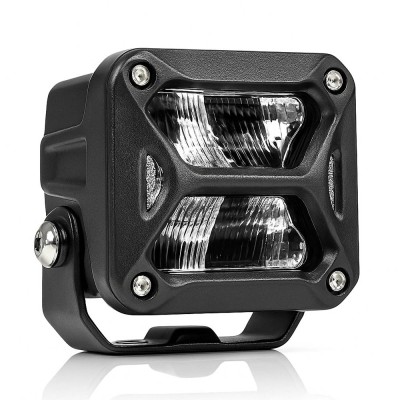 Proiector led off-road 18w, lumina 6000k, 1800lm, ip67, compatibil atv, ssv, utilaje, 10-30v, faza lunga, 82x78x76 mm foto