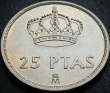 Moneda 25 PESETAS - SPANIA, anul 1982 *cod 4624 = A.UNC, Europa