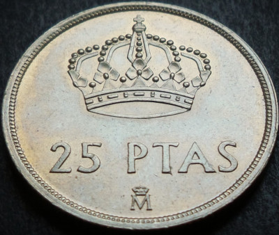 Moneda 25 PESETAS - SPANIA, anul 1982 *cod 4624 = A.UNC foto