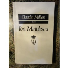 Claudia Millian despre Ion Minulescu
