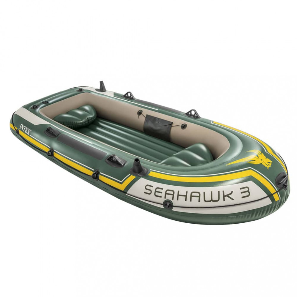 Intex Set barcă gonflabilă ”Seahawk 3” cu motor independent și suport |  Okazii.ro