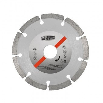 Disc diamantat segmentat profesional, Konner DryCut, 180x2.2x22 mm foto