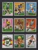 PARAGUAY, FOTBAL SPANIA - SERIE COMPLETĂ MNH