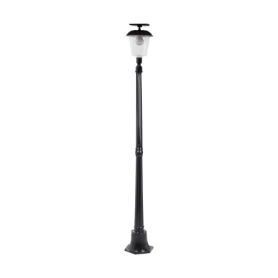 Lampa solara de tip stalp pentru gradina, flippy, alb cald foto