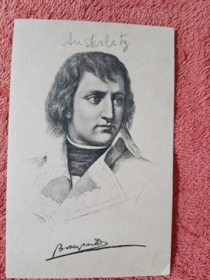 Carte postala, Napoleon Bonaparte, consul foto