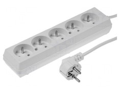 Prelungitor Electric 10m 5 Prize Alb 16A
