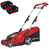 Einhell GP-CM 36/41 Li PXC + Twinpack - Masina de tuns iarba 41 cm 50 l + Set 2 acumulatori Li-Ion 18 V 4 Ah