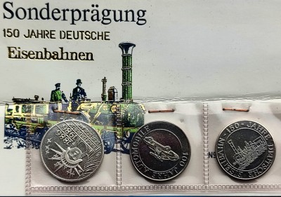 Set 3 Jetoane Comemorative -Germania foto
