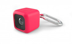 Polaroid Pendent - Carcasa cu Snur pentru Polaroid Cube Rosu foto