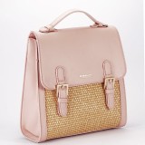 Rucsac roz deschis cu model impletit DHJ727-3 18