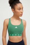 Cumpara ieftin Adidas Performance sutien sport Powerreact culoarea verde IT6641