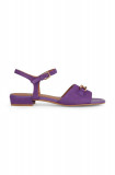 Cumpara ieftin Geox sandale de piele D NEW ERAKLIA 15 B femei, culoarea violet, cu toc drept, D4580B 00021 C8000