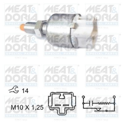 MEAT &amp;amp; DORIA 35016 Comutator lumini frana foto