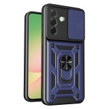Husa Protectie Camera Samsung Galaxy A57 5G, Asteroid GSM CamShield, Albastru, Stand Inel