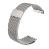 Curea Milanese Slim Fit compatibila Fossil Gen 5 Smartwatch, Telescoape QR, 22mm, Argintiu, Very Dream