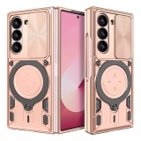 Husa Samsung Galaxy Z Fold6 Techsuit CamGuard Pro, roz auriu