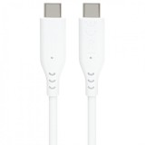Cablu USB 2.0 type C 60W T-T 1.5m silicon Alb, ku31sa15w