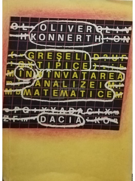 Oliver Konnerth - Greseli tipice in invatarea analizei matematice (Editia: 1982)