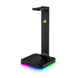 CASTI Corsair &amp;quot;ST100 RGB&amp;quot; wireless cu fir stand casti utilizare multimedia microfon nu conectare prin USB 3.1 x 2 negru &amp;quot;CA-9011167-EU&amp;