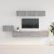 Gossi set dulapuri tv, 5 piese, gri sonoma, lemn prelucrat