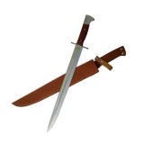 Cutit AK-47, otel inoxidabil, 31 cm, teaca inclusa