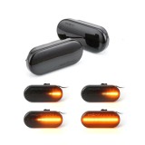 Set 2 Lampi Semnalizare Laterala LED Fumurii Compatibil Audi A3 A4 A6