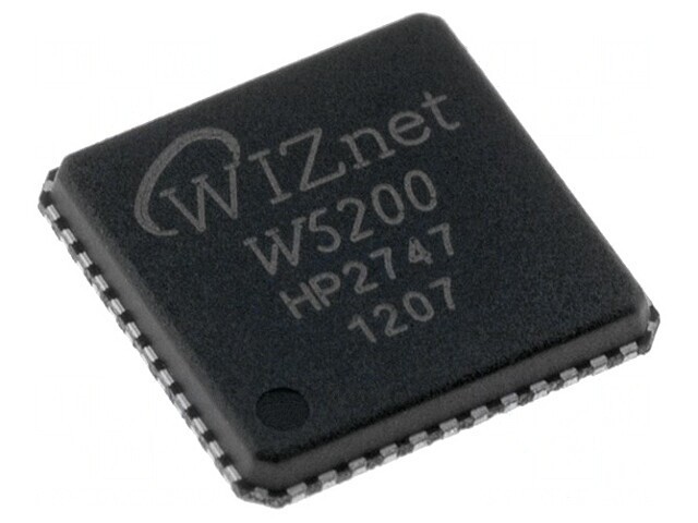 Controler Ethernet SPI QFN48 3.3V 8 Canale