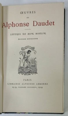 LETTRES DE MON MOULIN par ALPHONSE DAUDET , 1943 foto
