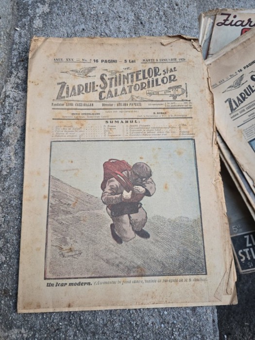 Ziarul Ştiinţelor şi al Călătorilor nr.2/1926- Luigi Cazavilan