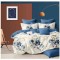 Lenjerie pat dublu,bumbac finet,6 piese,cearceaf normal 220x240cm, cearceaf pilota 200x220cm, 2 fete de perna 50x70, 2 fete de perna 70x70-A1088