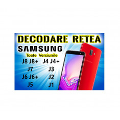 Decodare retea SAMSUNG Galaxy J8 J7 J6 J5 J4 J3 J2 J1 Toate Versiunile SIM Unlock