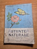 Stiinte naturale - botanica - manual pentru clasa a 8-a - din anul 1961