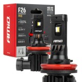 Becuri auto LED F26 PRO LumiTec LIMITED +130% DUO FULL CANBUS H8 H9 H11 H16 12V 24V, 68W, 3550LM, 6000K, AMiO 04873, pentru autoturisme, autoutilitare