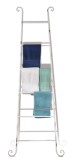 Cumpara ieftin Scara decorativa fier alb vintage 64 x 172 cm