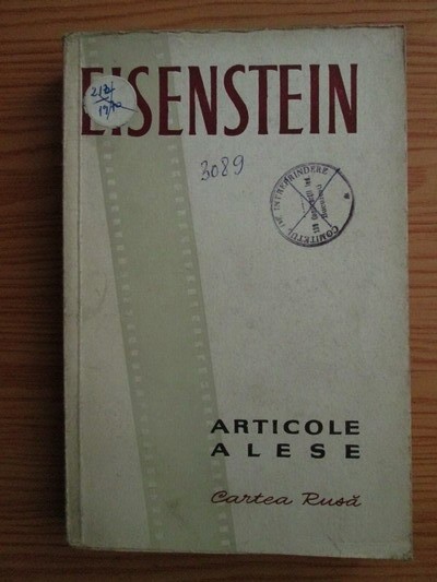 S. M. Eisenstein - Articole alese