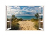 Autocolant decorativ, Fereastra, Multicolor, 83 cm, 680STC, natura si peisaje, Oem