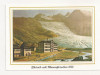 FA25-Carte Postala- ELVETIA - Gletsch mit Rhonegletscher 1870, circulata 2014, Fotografie