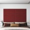 Panouri de perete 12 buc. roșu vin 90x15 cm textil 1,62 m&sup2;
