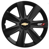Cumpara ieftin Set 4 Capace Roti GTX Carbon Negru R17, Pentru Chevrolet