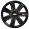 Set 4 Capace Roti GTX Carbon Negru R17, Pentru Chevrolet