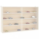 vidaXL Vitrina de colecție din lemn cu uși 60x8,5x37 cm