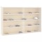 vidaXL Vitrină de colecționar din lemn cu uși 60x8,5x37cm 4017386