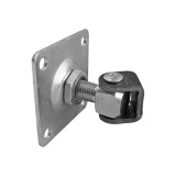 Balama porti batante reglabila M12 cu placa de fixare 55x75 mm