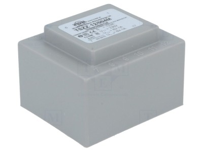 Transformator PCB &amp;icirc;ncapsulat 12VA 230V 6V foto